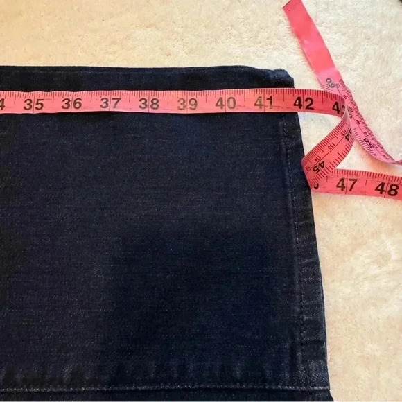 NYDJ Marilyn Straight Lift Tuck Technology Dark Wash Stretch Jeans Women's 12 - Picture 13 of 13